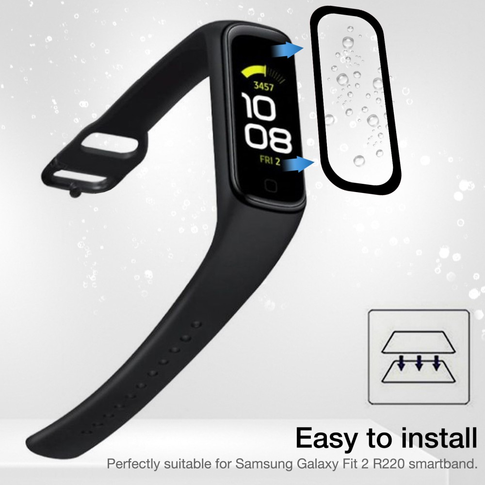 Miếng Dán Màn Hình Cong 3d Cho Samsung Galaxy Fit 2 R220 Miếng Dán Màn Hình PPF Đồng Hồ Thông Minh Kính Cường Lực Dẻo BEST