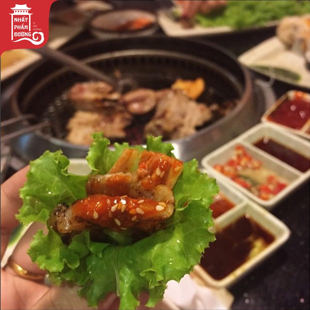 Combo sốt ướp thịt nướng BBQ kèm nước chấm thịt nướng Bulgogi nước chấm Hàn Quốc 120g x 2 chai - Gia vị đồ nướng