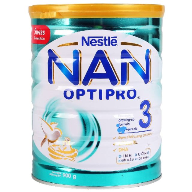 Sữa Nan gro 3 900g (mẫu mới) (date 2022)