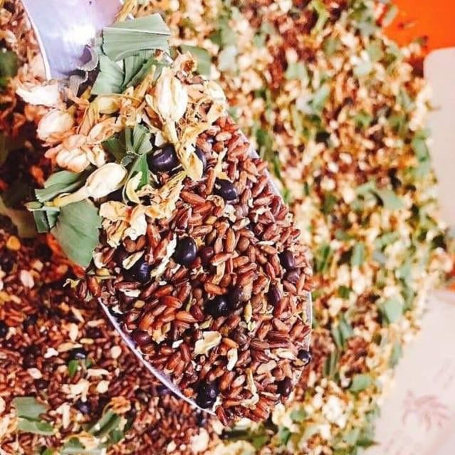 Trà gạo lứt thảo mộc 8 vị, Gạo lứt, đậu đen xanh lòng, đậu đỏ, cam, bông nhài, hoa cúc, chè xanh - giảm cân thanh lọc cơ | BigBuy360 - bigbuy360.vn