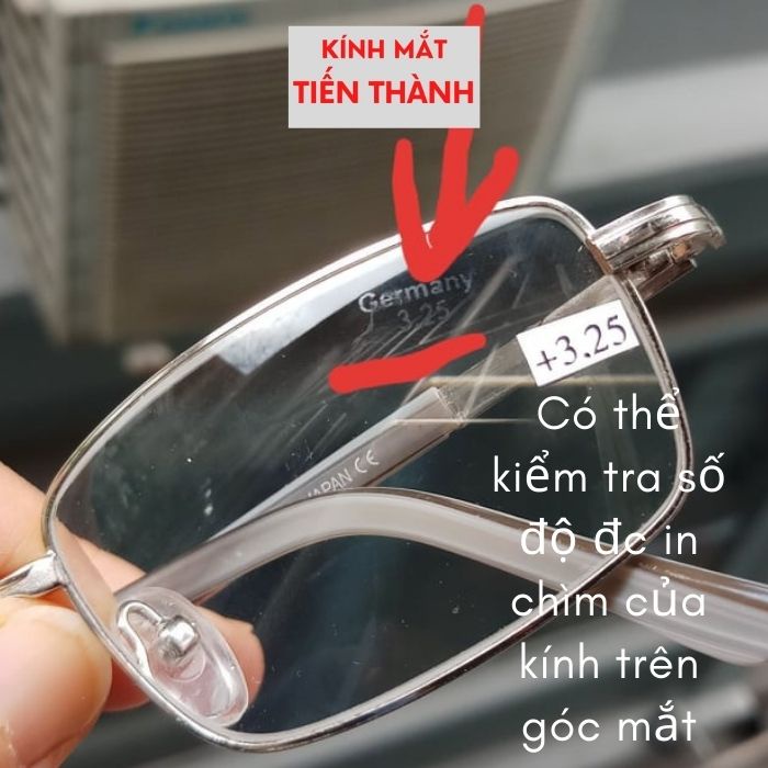 Kính Lão Lắp Sẵn Tròng Thủy Tinh - Kính mắt Tiến Thành