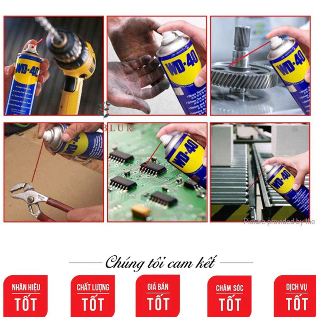 Chai Xịt Vệ Sinh Chống Rỉ Sét, Bôi Trơn Bảo Dưỡng Đa Năng WD-40 USA 412ml