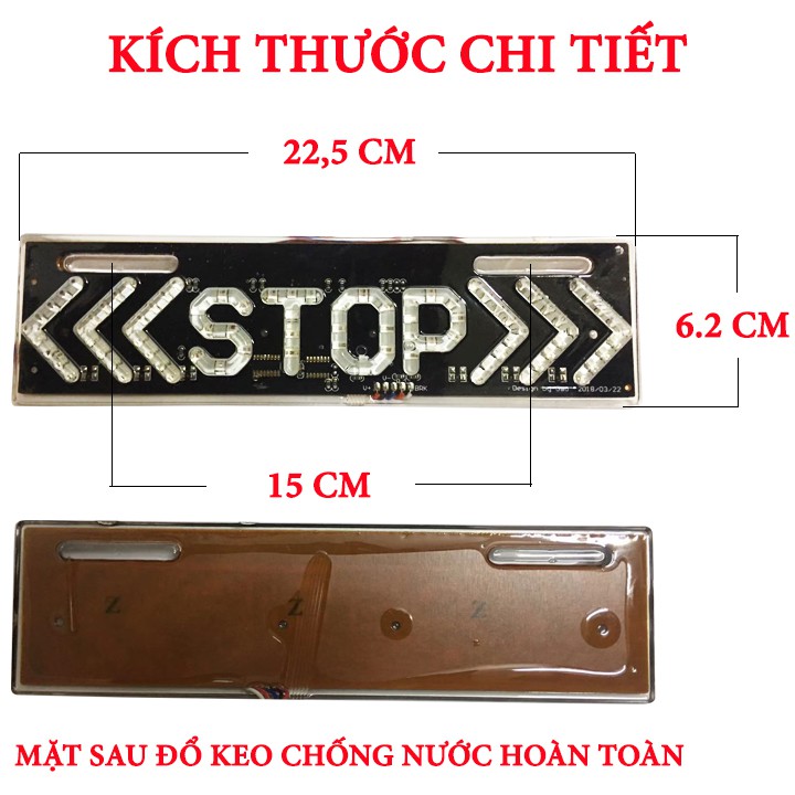 Đèn Nháy Cảnh Báo Stop 12V