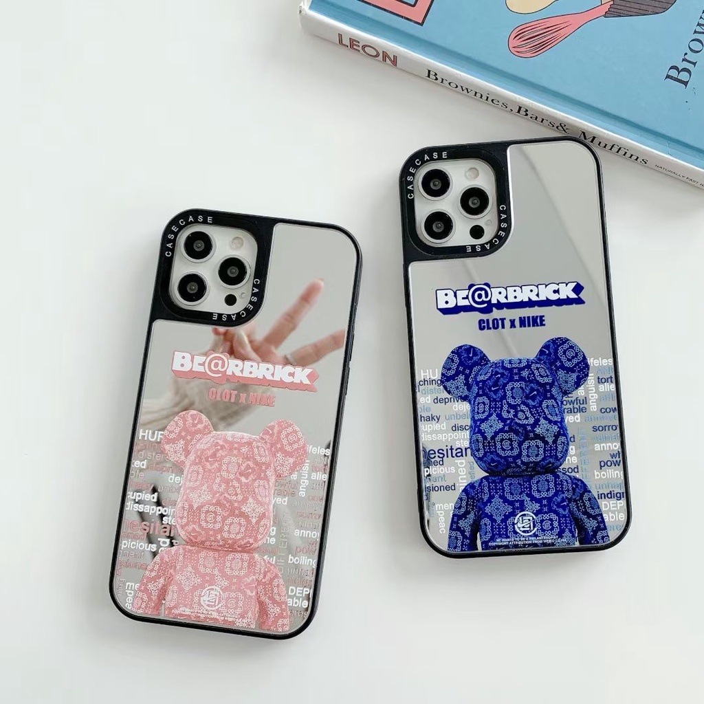 Sang Trọng Ốp Điện Thoại Mặt Gương In Hình Gấu Thời Trang Cho Iphone 12pro Max 12mini 11pro Max Xs Max Xr Se 2020 7 8 Plus | BigBuy360 - bigbuy360.vn