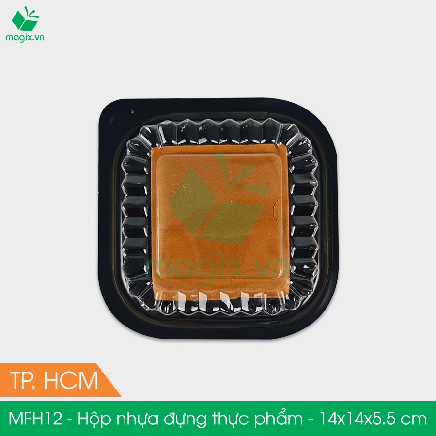 MFH12 - 50 Hộp nhựa đế đen nắp trong HT12