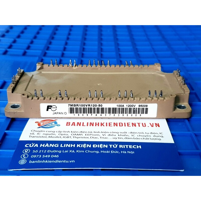 7MBR100VR120-50 7MBR100VR120 IGBT Fuji 100A 1200V (Tháo máy)