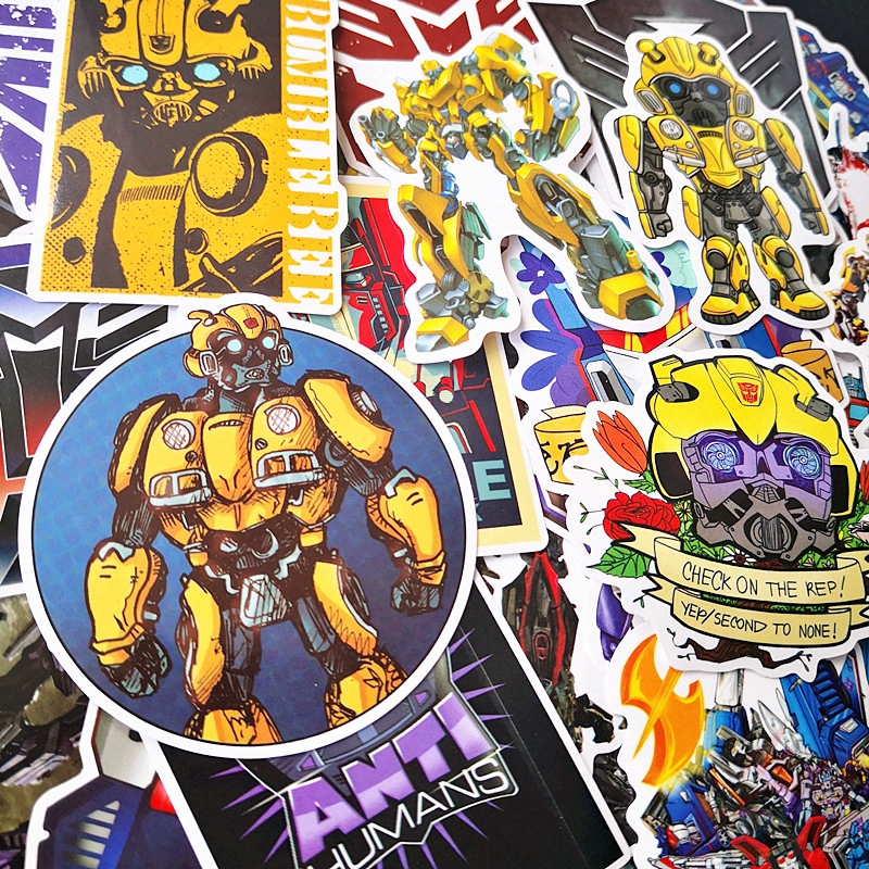 ❉ Transformers - Series 01 Autobots Stickers ❉ 50Pcs/Set Fashion DIY Mixed Decals Doodle Stickers