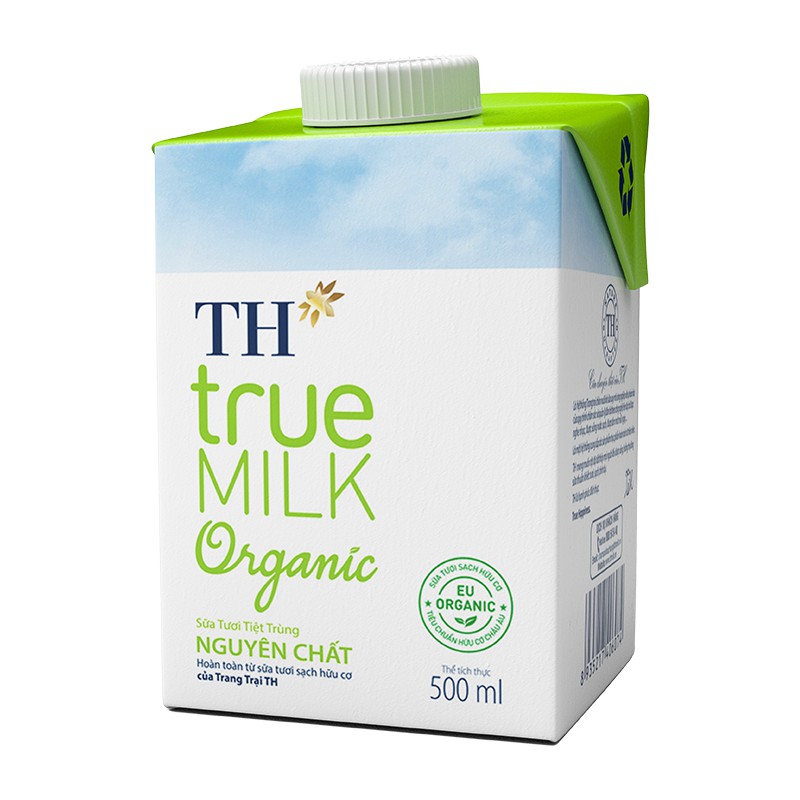 Thùng 12 Hộp Sữa Tươi Tiệt Trùng TH True Milk A2 - Organic