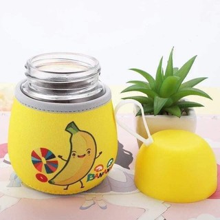 Bình ủ cháo, ủ sữa cho bé cute phô mai que