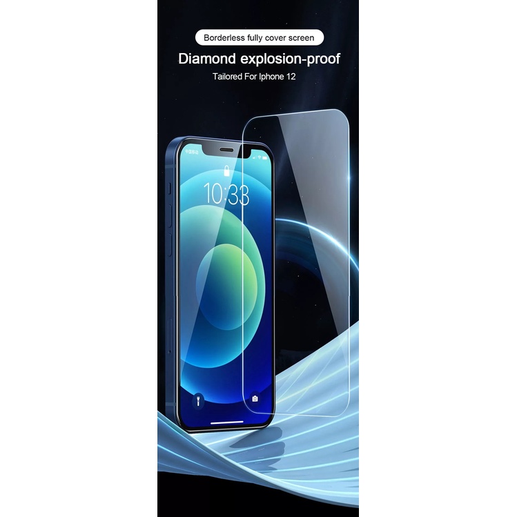 Set 4 Kính Cường Lực Bảo Vệ Màn Hình Điện Thoại iPhone 11 12 13 Pro XR X XS Max 14 Pro Max Mini 7 8 6 6S Plus 5S SE
