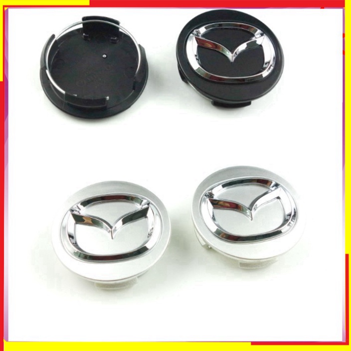 [GIÁ SỐC - HÀNG CHÍNH HÃNG] Logo Mazda chụp mâm, vành, bánh xe đường kính 57mm - Mã sản phẩm: MAD57