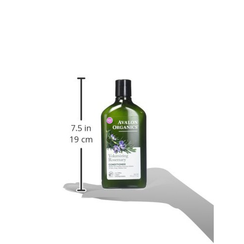 Dầu xả thiên nhiên giúp dày tóc Avalon Organics Shampoo Volumizing Rosemary 312g (Mỹ)