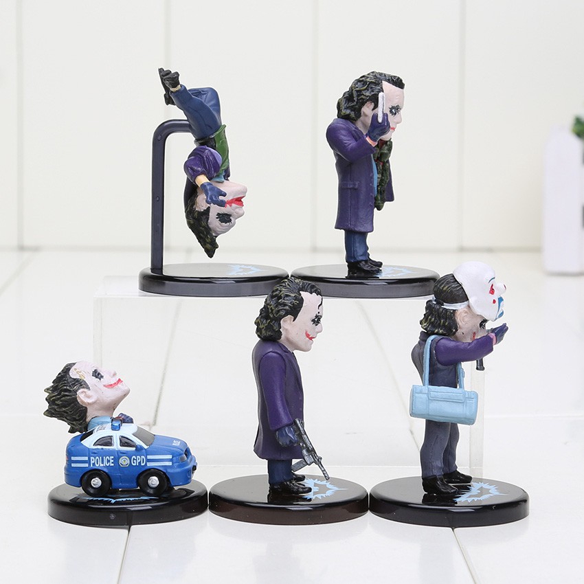 Set 5 Mô Hình Nhân Vật Joker Trong The Dark Knight Mới