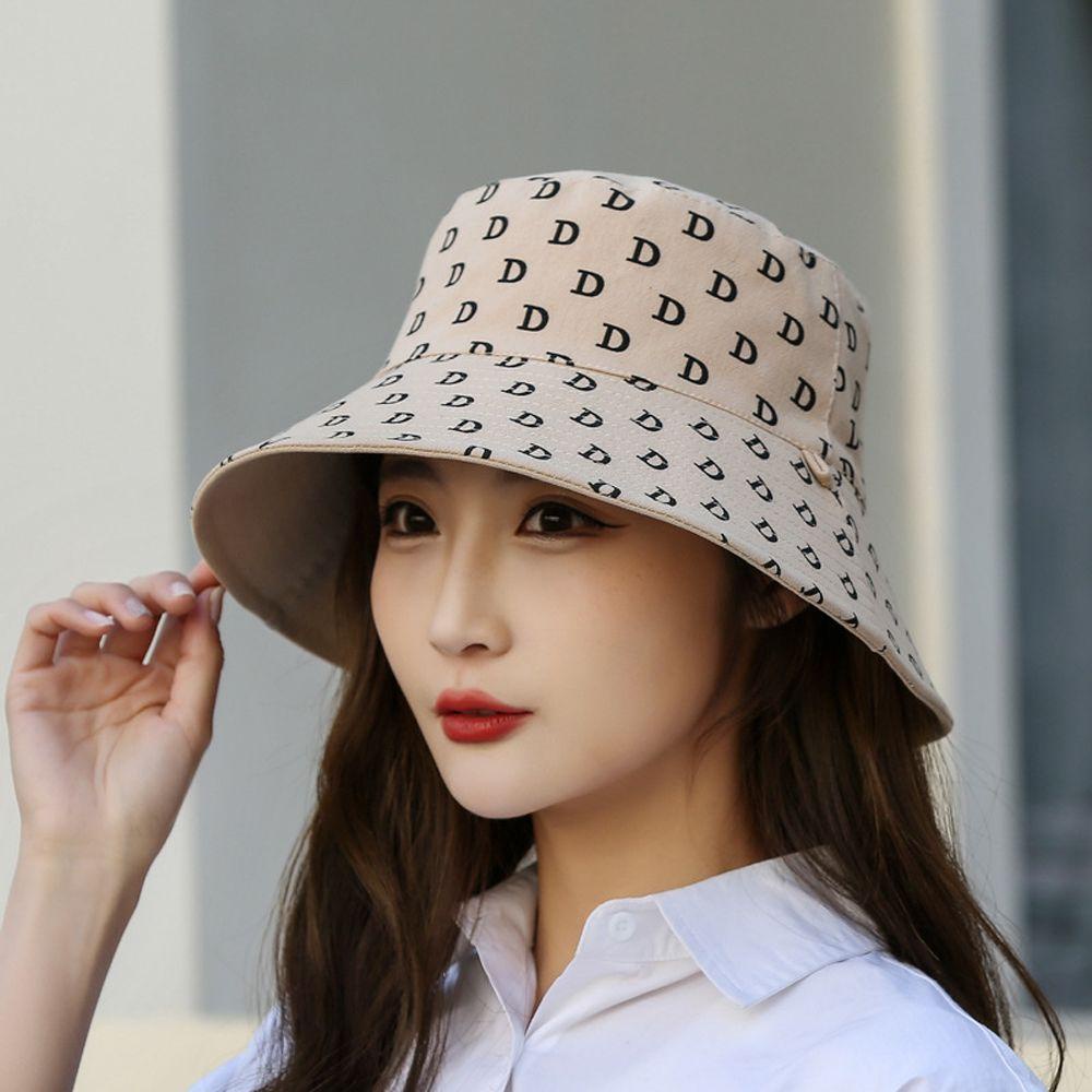 JARRED Mũ Tai Bèo In Chữ D Phong Cách Hàn Quốc Thời Trang