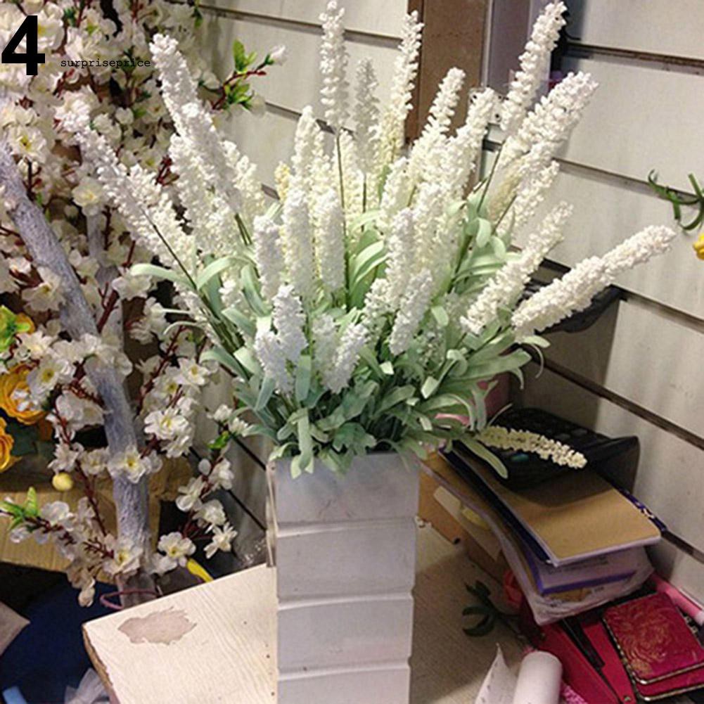 Bó hoa oải hương giả 12 bông trang trí