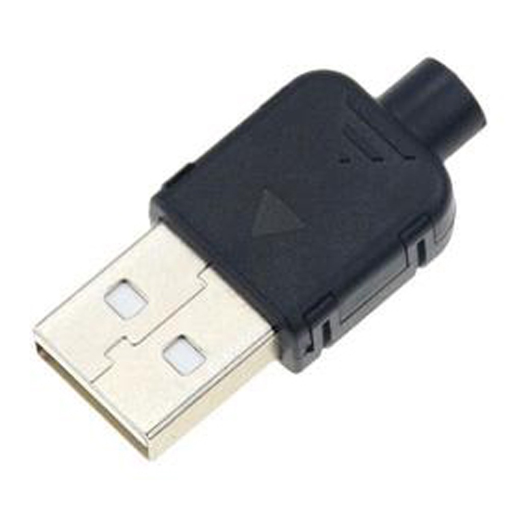 Đầu kết nối USB 2.0 loại A 4 Pin DIY màu đen | BigBuy360 - bigbuy360.vn