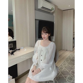 💋💋Váy tơ tay bồng xinh iu 😍😍😍