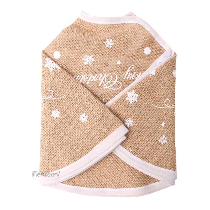 [Fenteer1] Chân Đứng Bằng Vải Bố Trang Trí Cây Thông Noel Cổ Điển 120cm