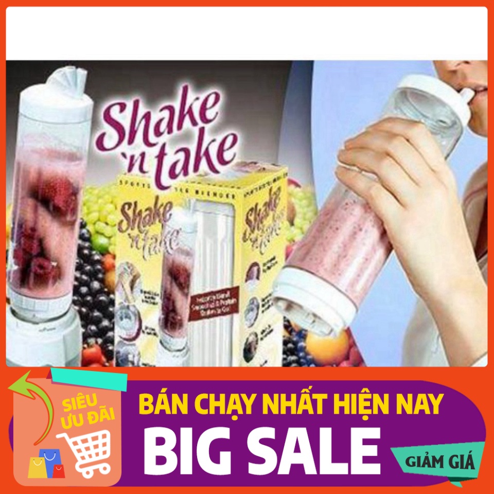 [FREE SHIP] Máy xay sinh tố Shake n take 2 cối