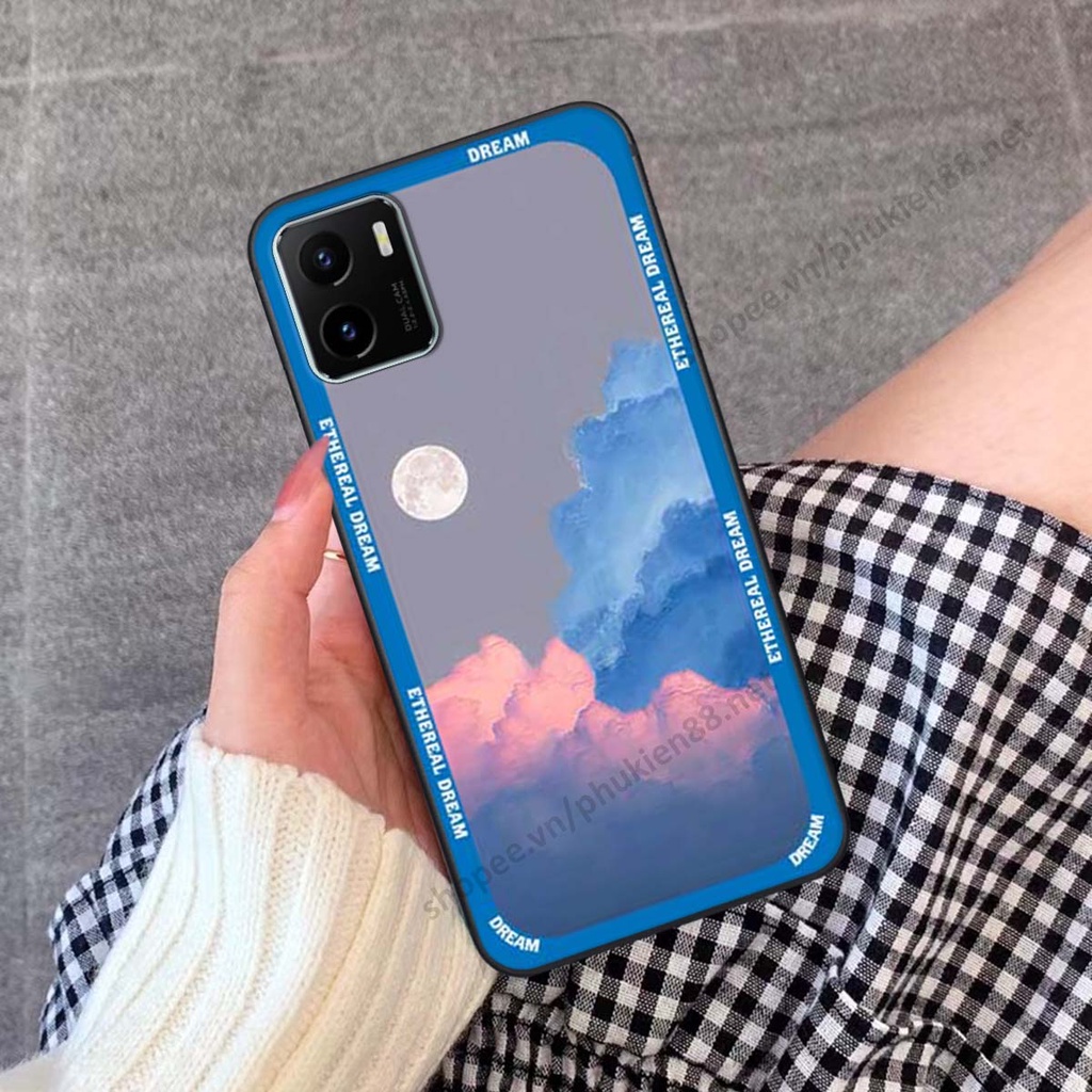 Ốp Vivo Y15s hình vũ trụ, mountain, cloud phong cách cá tính