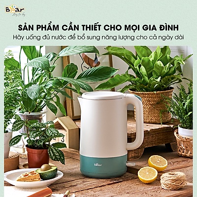 Ấm đun nước siêu tốc ZDH-Q17B1 dung tích 1,7l 3 lớp INOX đun siêu nhanh bảo hành 18 tháng