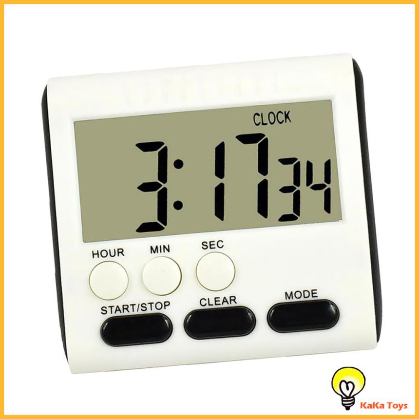[KaKa Toys]Blue LCD Digital Kitchen Cooking Timer Count-Down Up Clock Alarm Tools