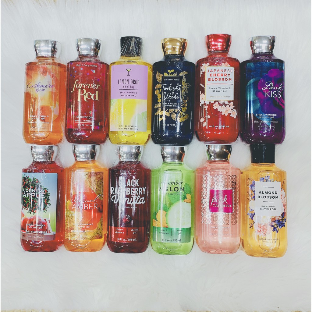 Bộ Sưu Tập Sữa Tắm Lưu Hương Mịn Da Bath& Body Works 295ml
