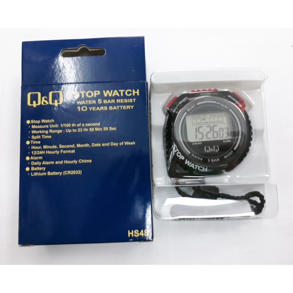 Đồng hồ bấm giây Q&amp;Q Stop Watch HS-48