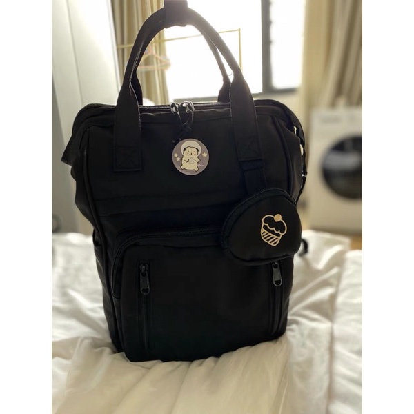 BALO/CẶP SÁCH CHỐNG NƯỚC NHIỀU NGĂN VUÔNG KÈM MÓC KHOÁ