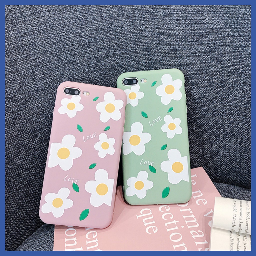 ( SALE ) Ốp lưng Iphone hoa cúc Love
