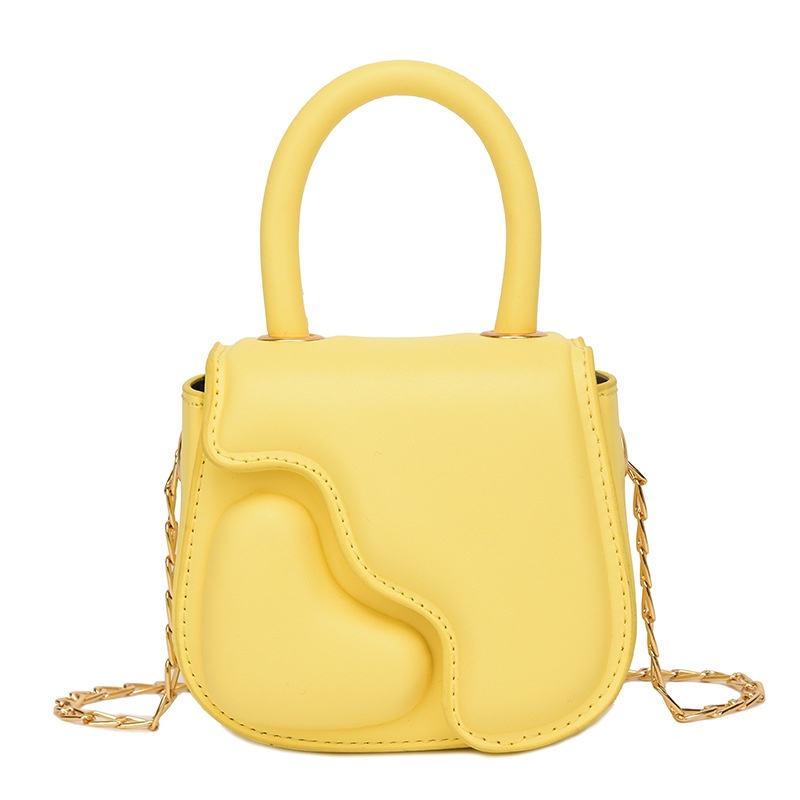 Túi Xách Tay Phong Cách Mới Hình Trái Tim Thiết Kế Kết Cấu Dây Xích Cho Mẹ Và Con Gái