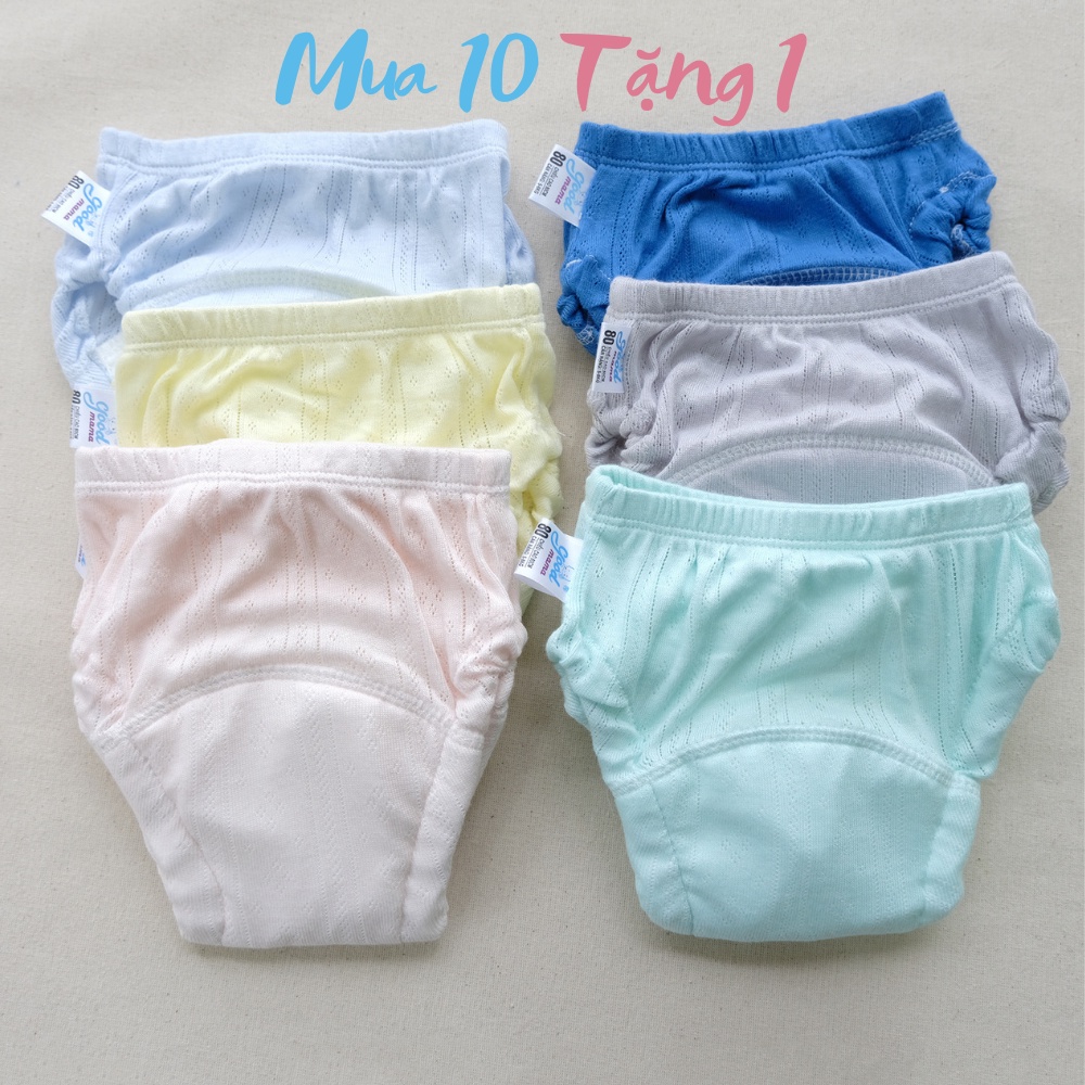 Mua 10 Tặng 1 Quần bỏ bỉm cho bé Goodmama chất liệu Sợi tre Thoáng Khí