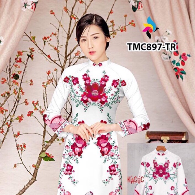 Vải Gấm Hà cúc , gấm in 3D