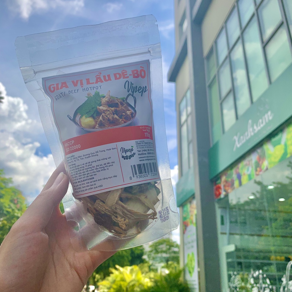 Gia Vị Nấu Phở/Lẩu/Tomyum/Súp Gà Vipep - Xanhsam Organic