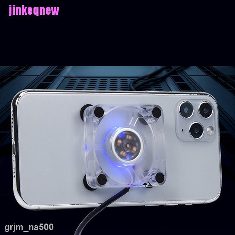TỰ NHIÊN Quạt Tản Nhiệt Mini Làm Mát Điện Thoại Hỗ Trợ Chơi Game