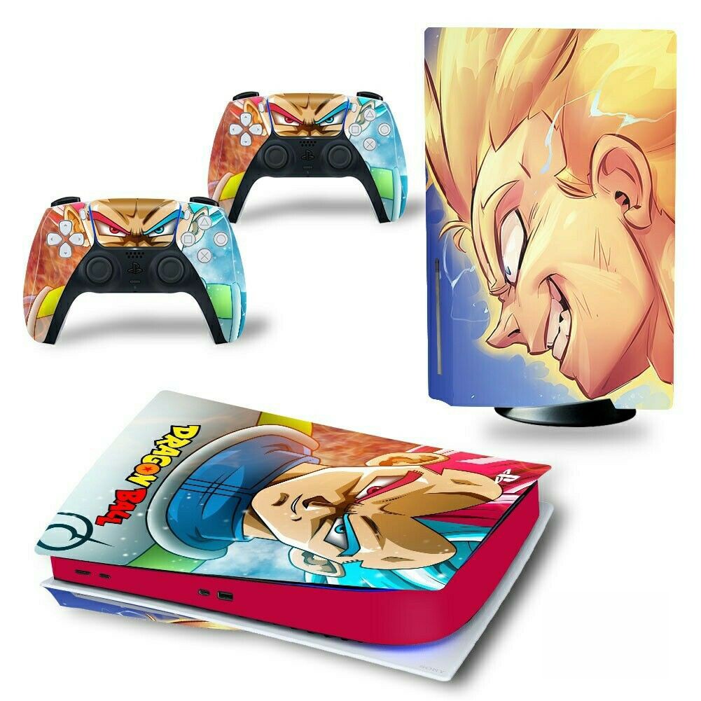 Miếng dán trang trí skin ps5 chủ đề Dragon Ball