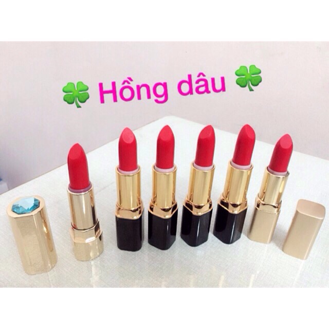 Son handmade màu hồng dâu