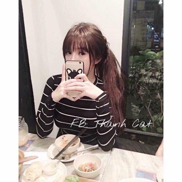 Áo thun sọc tay dài