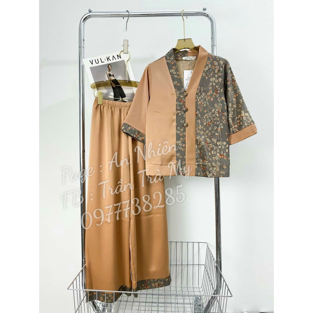 Set BDC Lụa Vân Gỗ