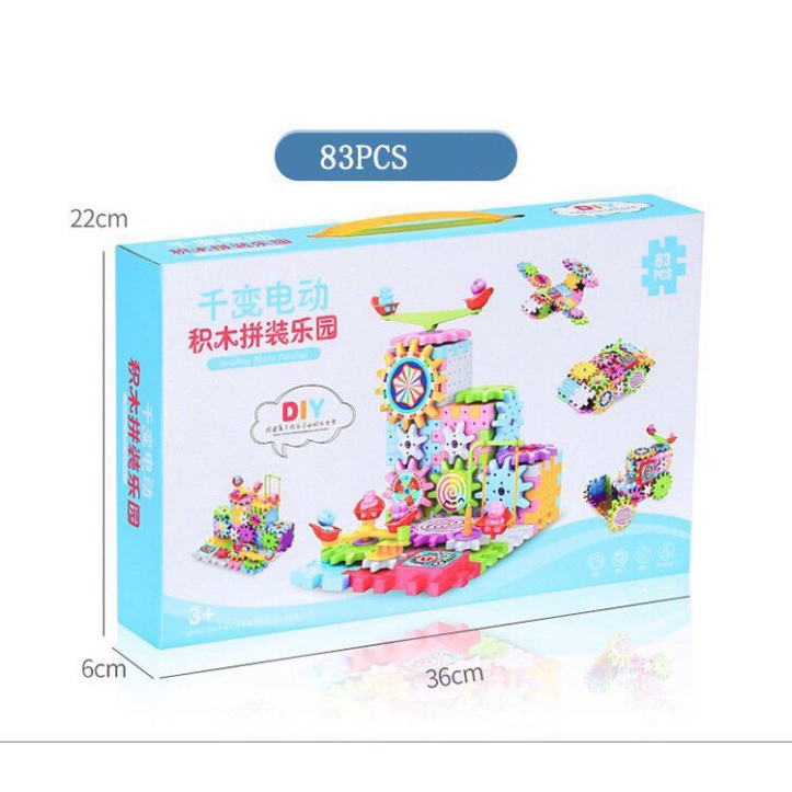 Đồ chơi ghép hình chuyển động 81 - 135 món (1411GCD)