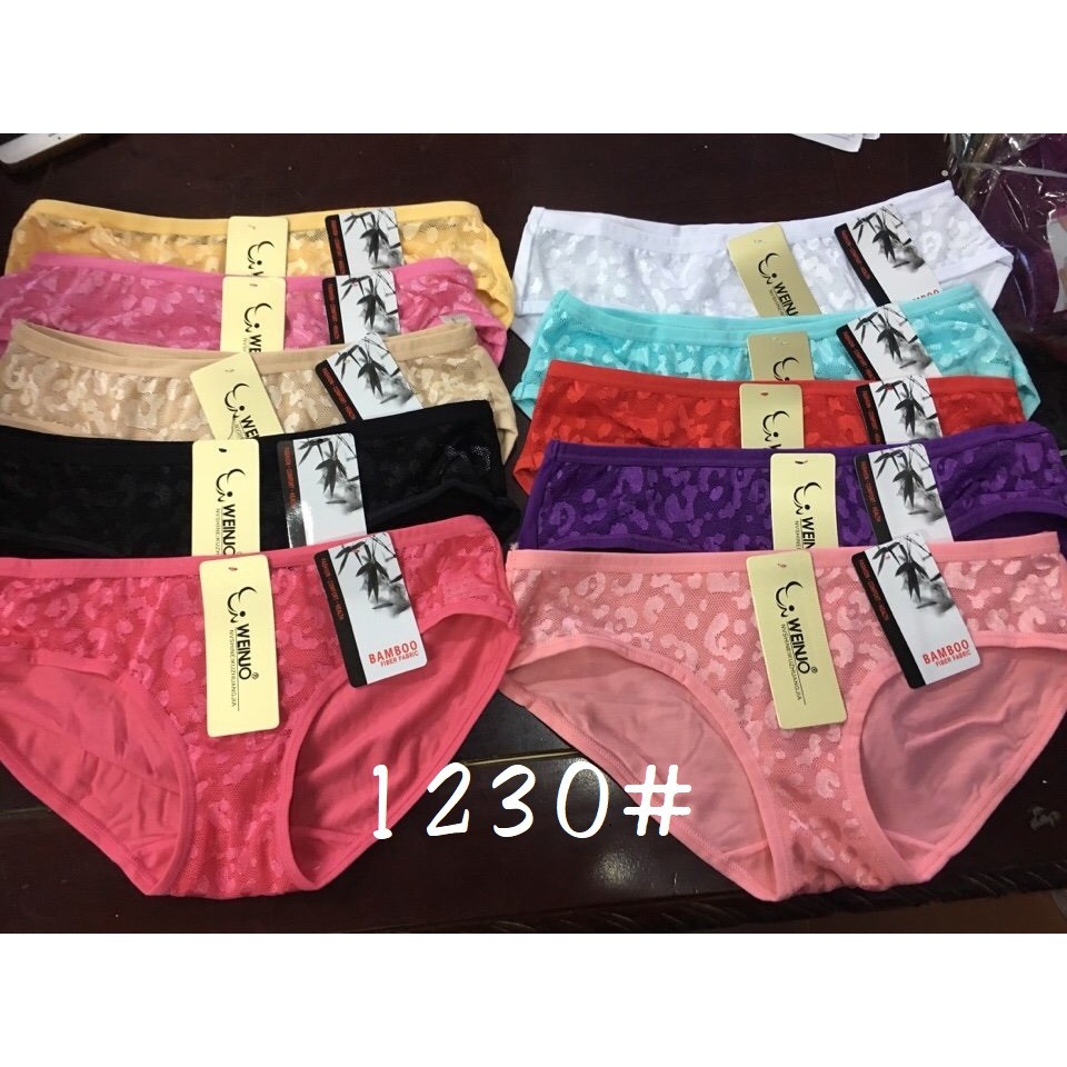 Quần Lót Nữ - 5 Quần Cotton Ren Trước - Mã 1230 | BigBuy360 - bigbuy360.vn