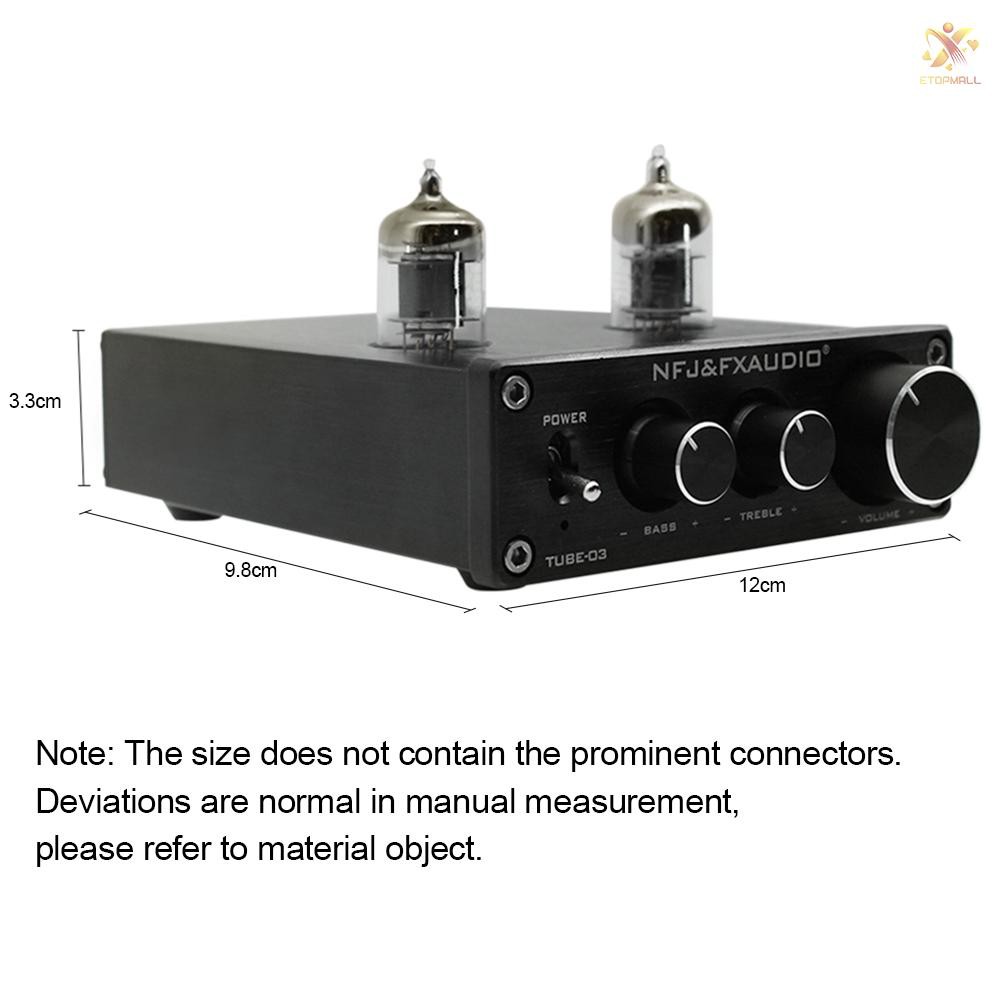 Thiết bị khuếch đại tín hiệu lặp lại âm thanh E&T FX-AUDIO TUBE-03 Mini HiFi