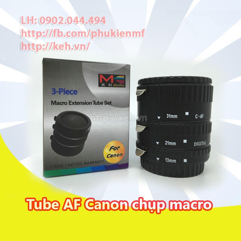 Ống nối dài Tube Canon chụp macro ( có hỗ trợ AF )