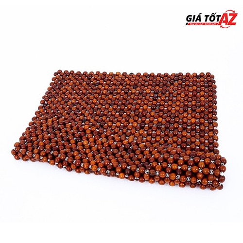Miếng lót ghế văn phòng, ô tô bằng hạt gỗ hương cao cấp (Nâu đỏ) | BigBuy360 - bigbuy360.vn