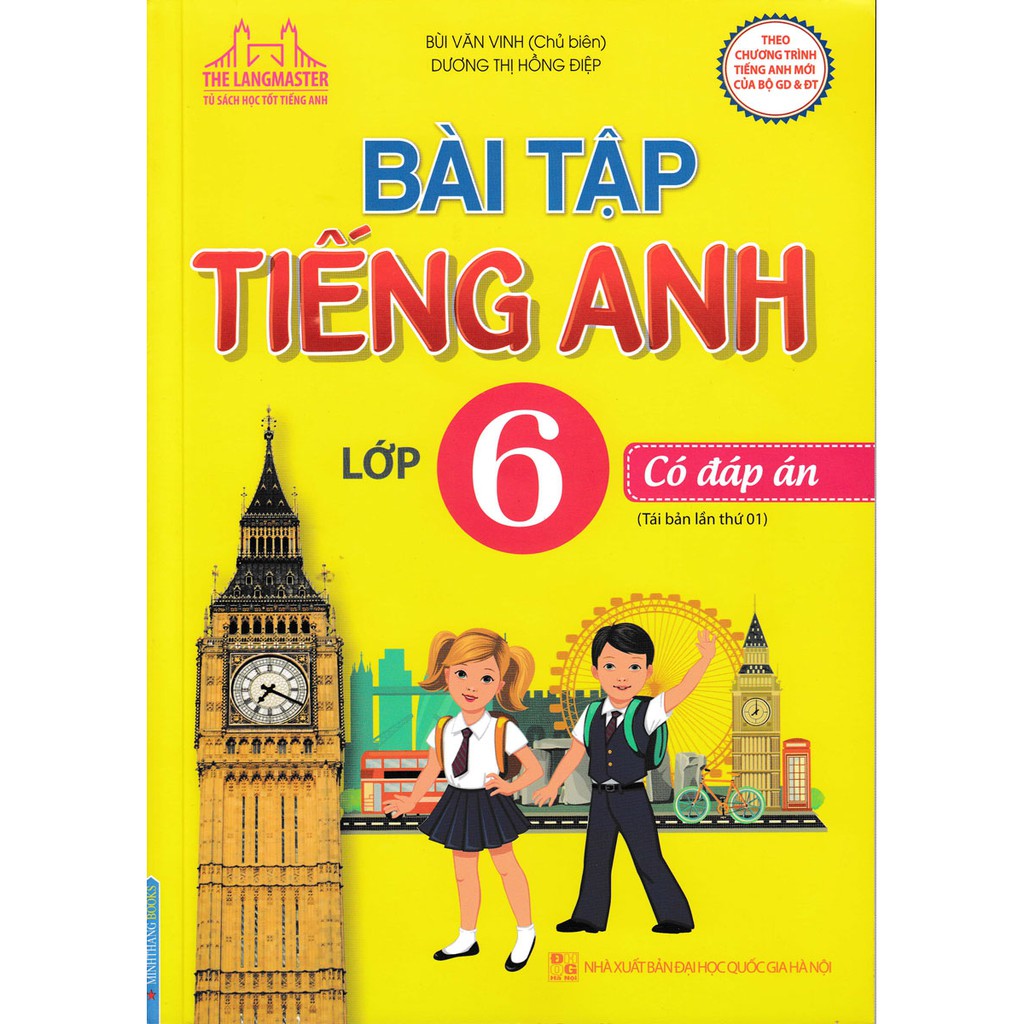 Sách - Bài tập tiếng Anh lớp 6 (tái bản lần 1)