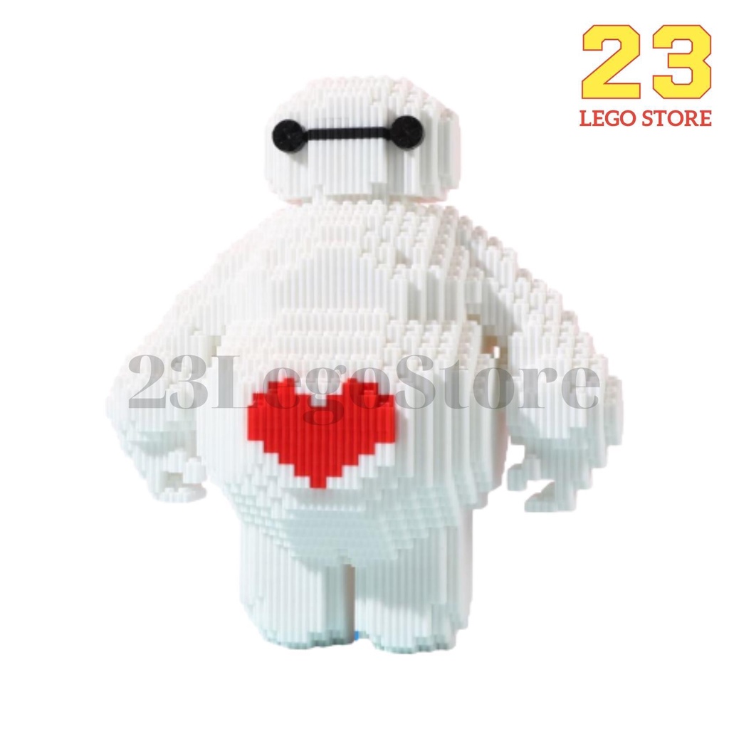 Bộ đồ chơi lắp ghép nhân vật BAYMAX cỡ lớn cao 28cm, tặng kèm búa lắp ráp