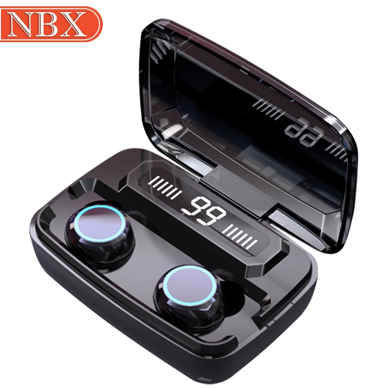 NBX M11 Bluetooth headset 5.0 touch wireless binaural with LED display digital display