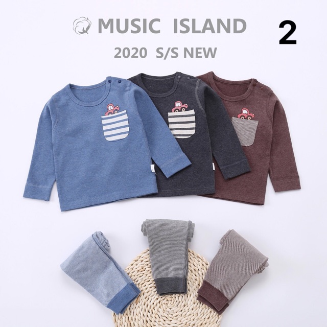 Bộ đồ thu đông Music Land