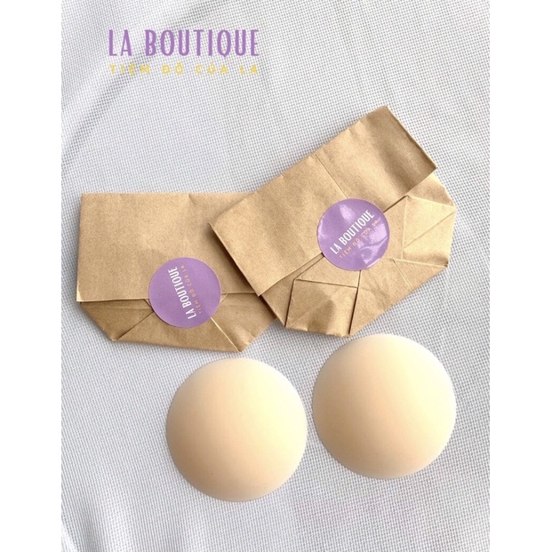 1 Cặp Dán Ngực Silicon Nhiệt Tự Thân La Boutique dùng được nhiều lần