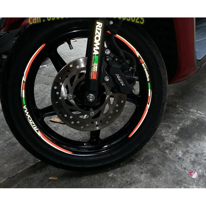 TEM PHUỘC, TEM SƯỜN, ( RIZOMA, BREMBO, TRD, PERFORMANTE) DÁN MỌI LOẠI XE ( GIÁ 1 ĐÔI)